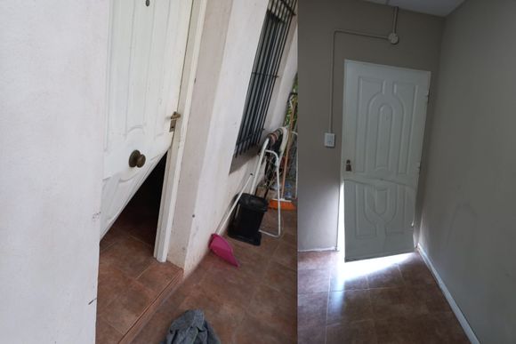Robaron en una vivienda en Las Provincias al 1200: doblaron la puerta para ingresar