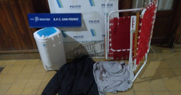 Apresaron a menor de edad que robó elementos de dos domicilios