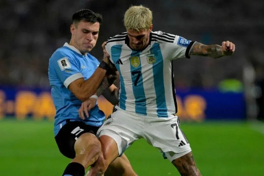 Manuel Ugarte, el uruguayo que se peleó con De Paul rompió el silencio
