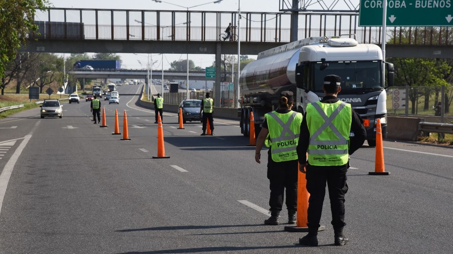 Comenzaron las pruebas de cinemómetros en la Circunvalación de Rosario