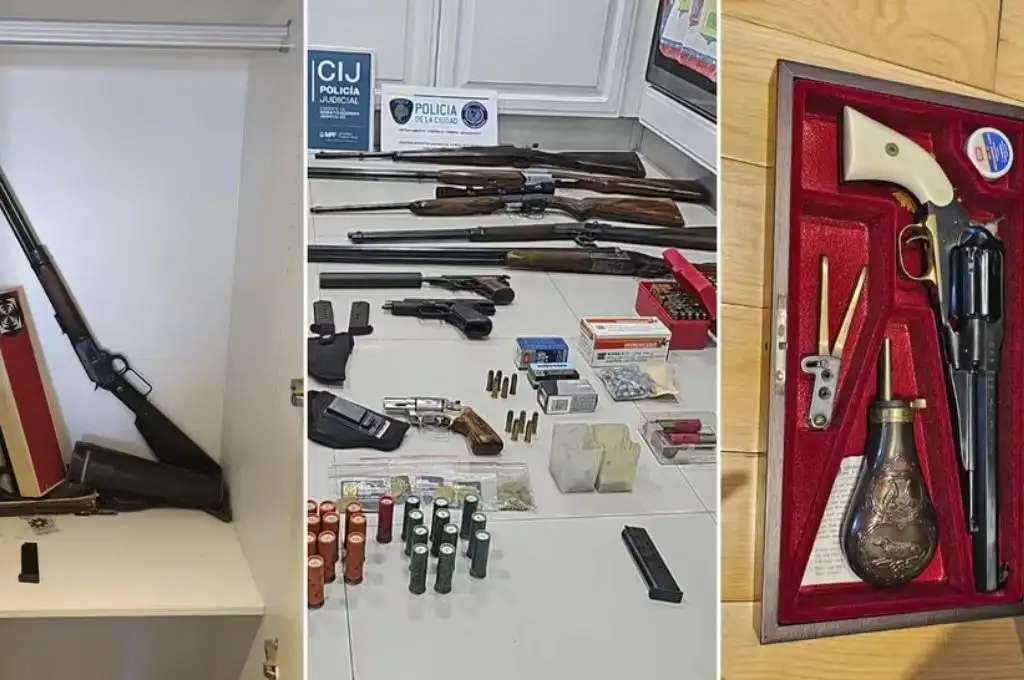 Secuestro de armas en Puerto Madero