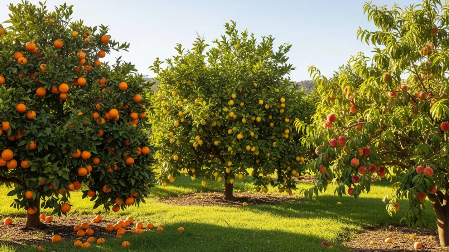 El árbol frutal para sembrar en octubre y que dé sombra en verano. (Imagen ilustrativa generada con IA).