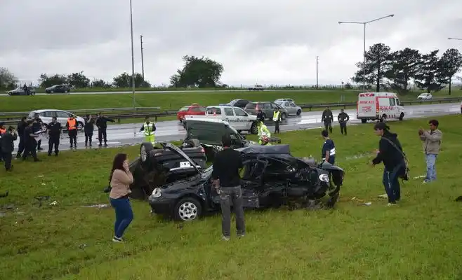 Accidente fatal en Panamericana: Tres muertos y heridos