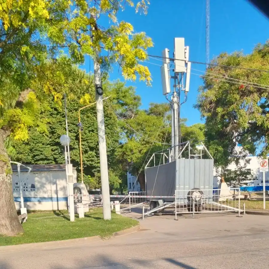 Antenas 5G para reforzar la comunicación durante los corsos