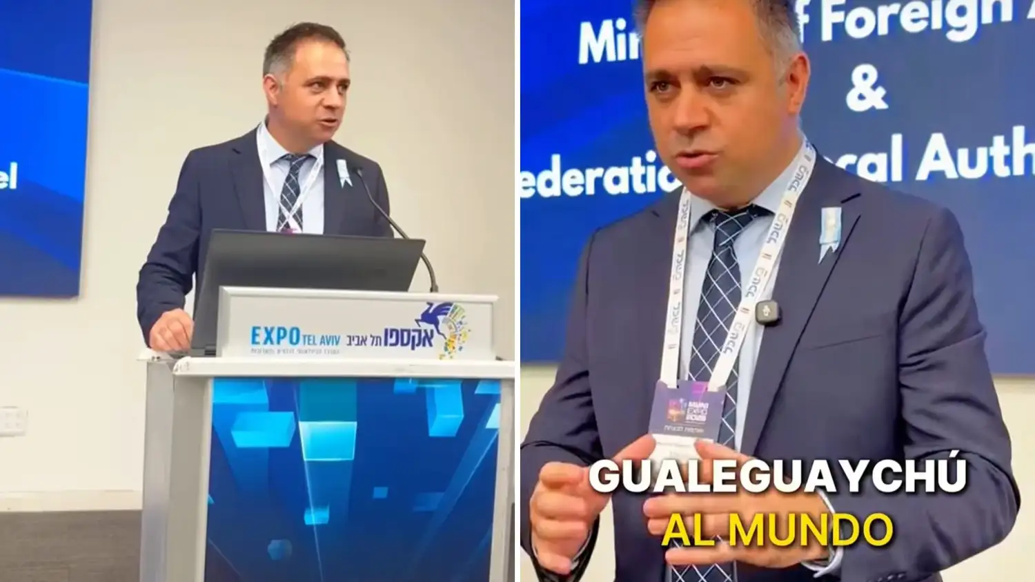 El mensaje del intendente Mauricio Davico desde "Muni World" en Israel