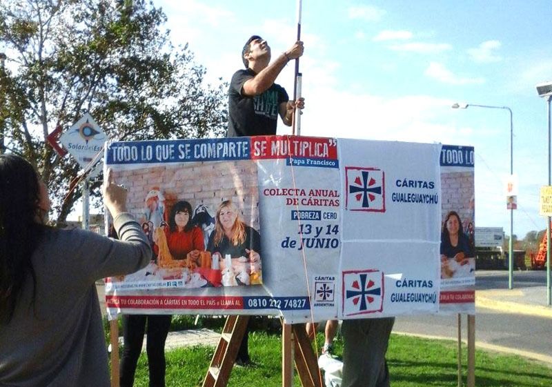 Cáritas recaudó más de 2 millones de pesos y superó a la colecta de 2019