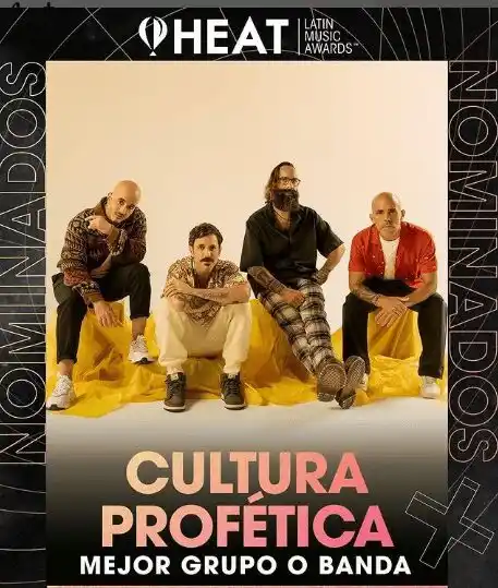 Cultura Profética está nominado al premio Heat. Foto Instagram