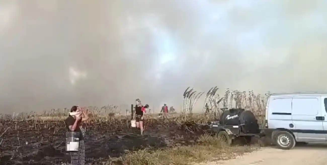 Los incendios forestales en los alrededores de Mar del Plata no dan tregua.