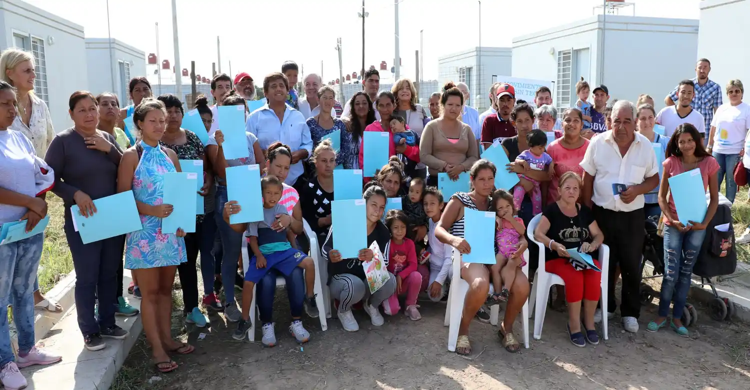 Se resolvió la situación de los servicios de 30 nuevas viviendas para familias humildes