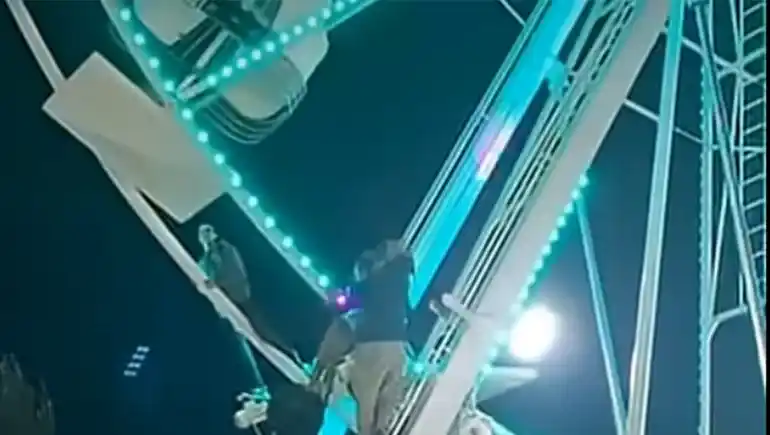 El terror se adueño de Tres Arroyos por unos minutos.