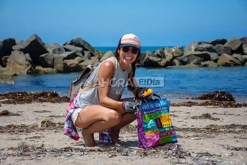 Eugenia Ermácora, la gualeguaychuense que está comprometida con la limpieza y la preservación de los mares