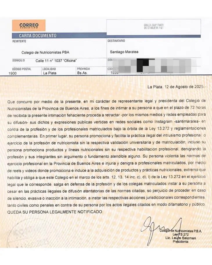 maratea denuncia