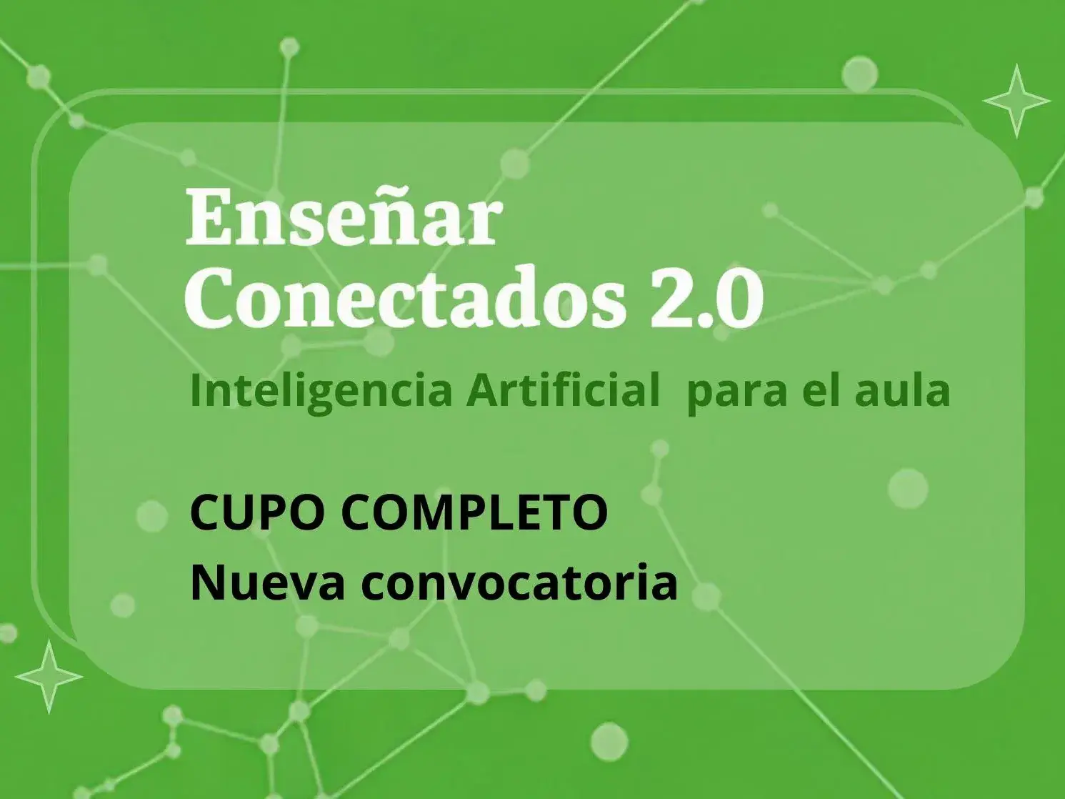 Docentes completaron los cupos en menos de 48 horas y se amplía la convocatoria para capacitación en IA