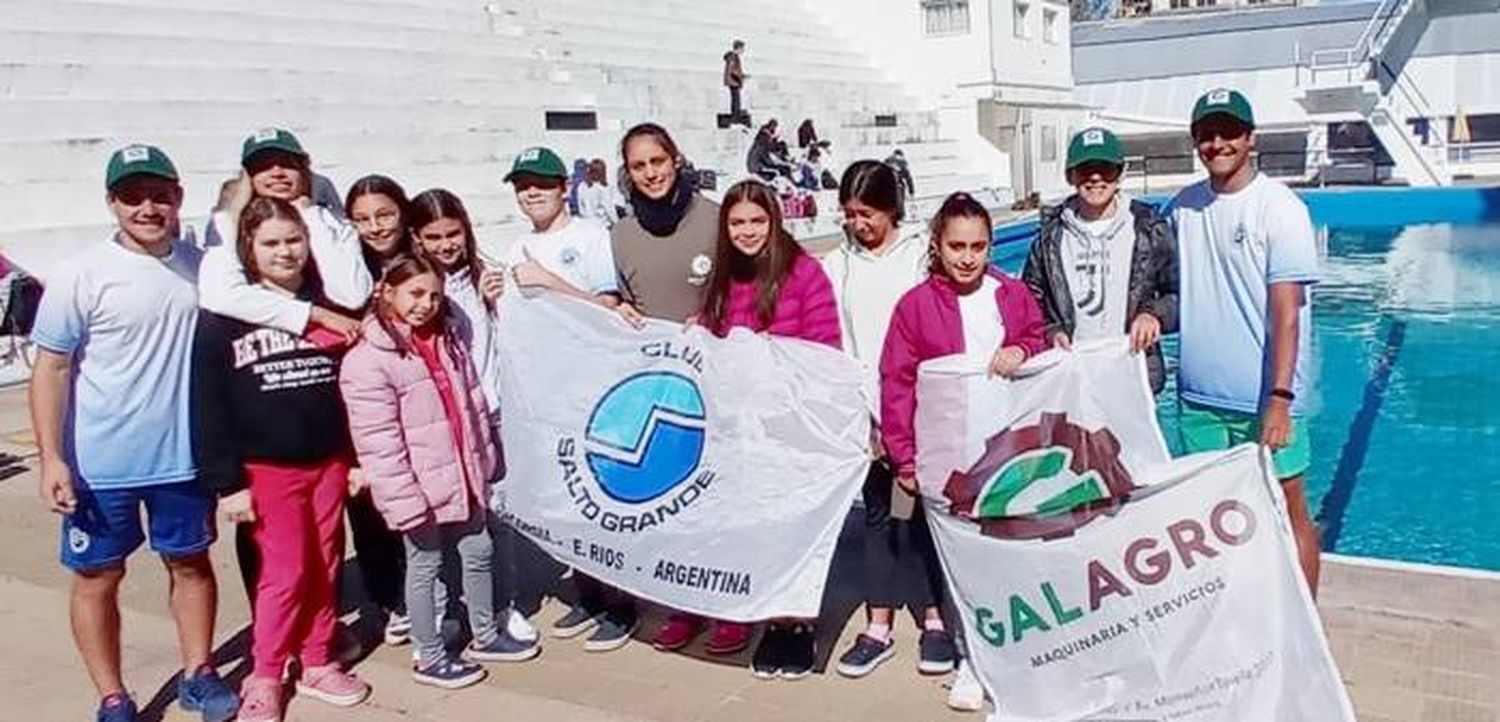 Nadadores del Club Salto  Grande se destacaron en  el Campeonato Entrerriano