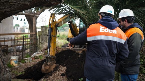 Acantilados: EDEA ejecuta una importante obra para mejorar el abastecimiento de energía