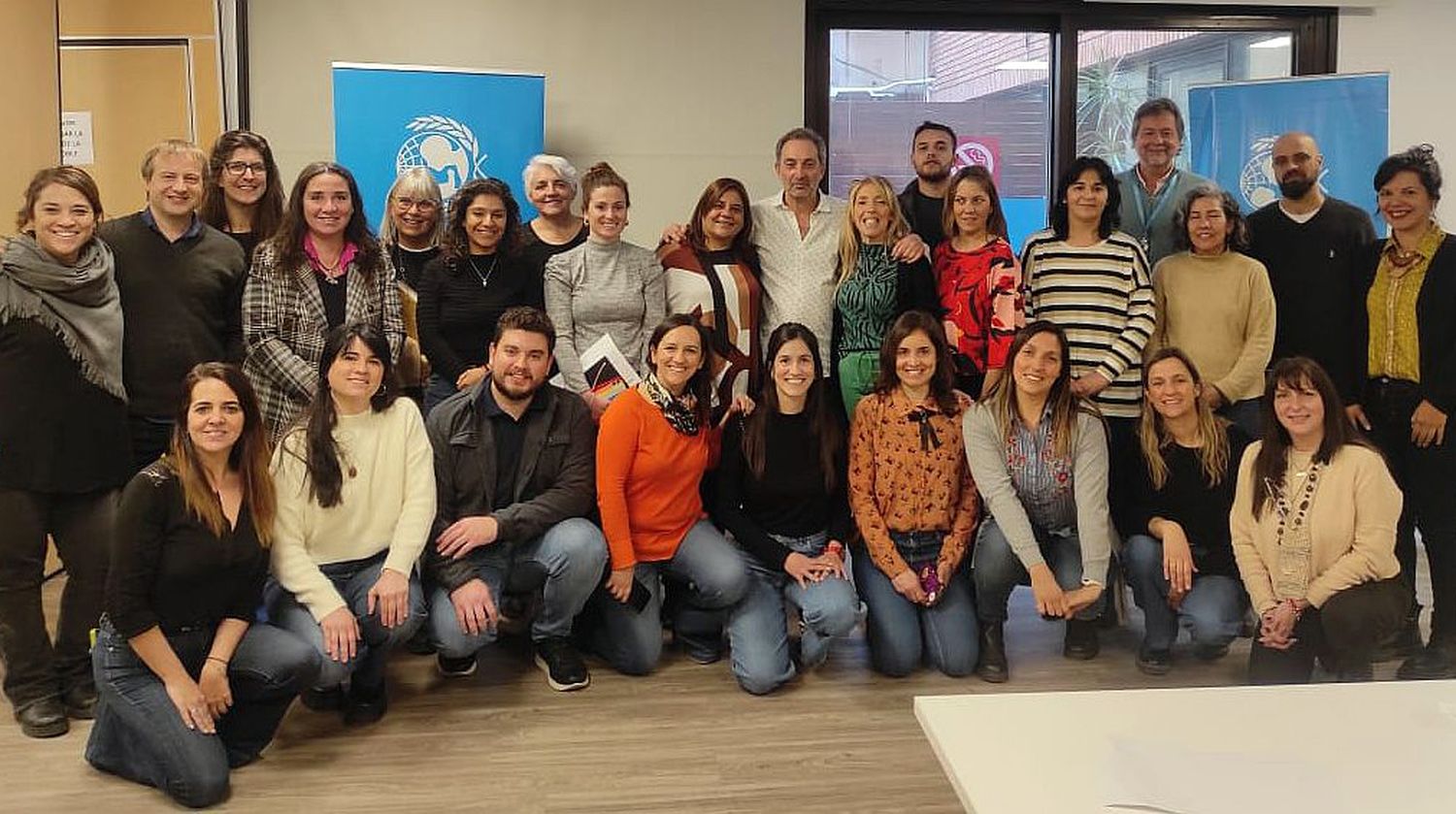 Balcarce en jornada de trabajo con la Unicef