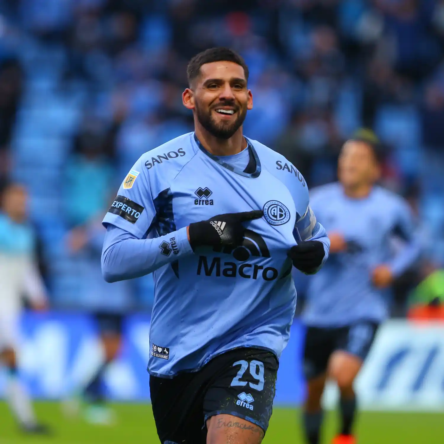 Franco Jara, autor de un hat trick frente al equipo de Gustavo Costas.