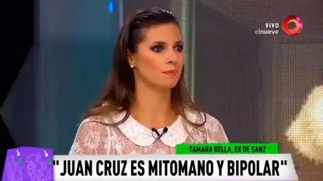 Habló la ex de Juan Cruz Sanz: "Es bipolar y mitómano"
