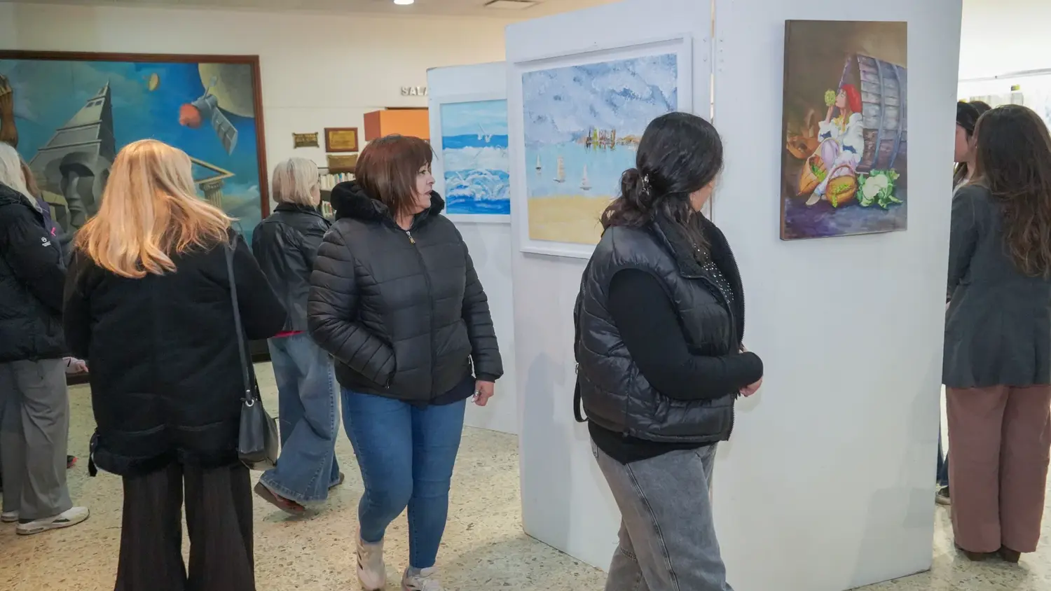 En el salón de la UPC. El arte y la música se reunieron en una jornada dedicada a la creatividad