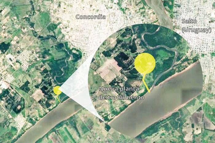 Se licitó la nueva planta de tratamiento de  efluentes cloacales de Concordia