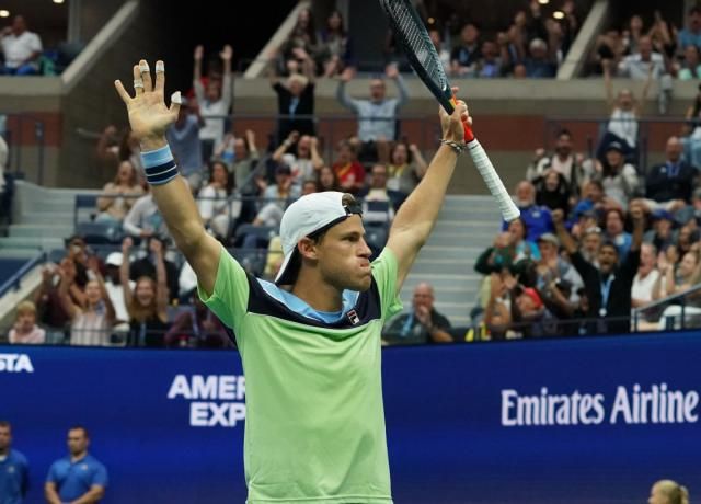 US Open: Diego Schwartzman derrotó a Zverev y pasó a cuartos de final
