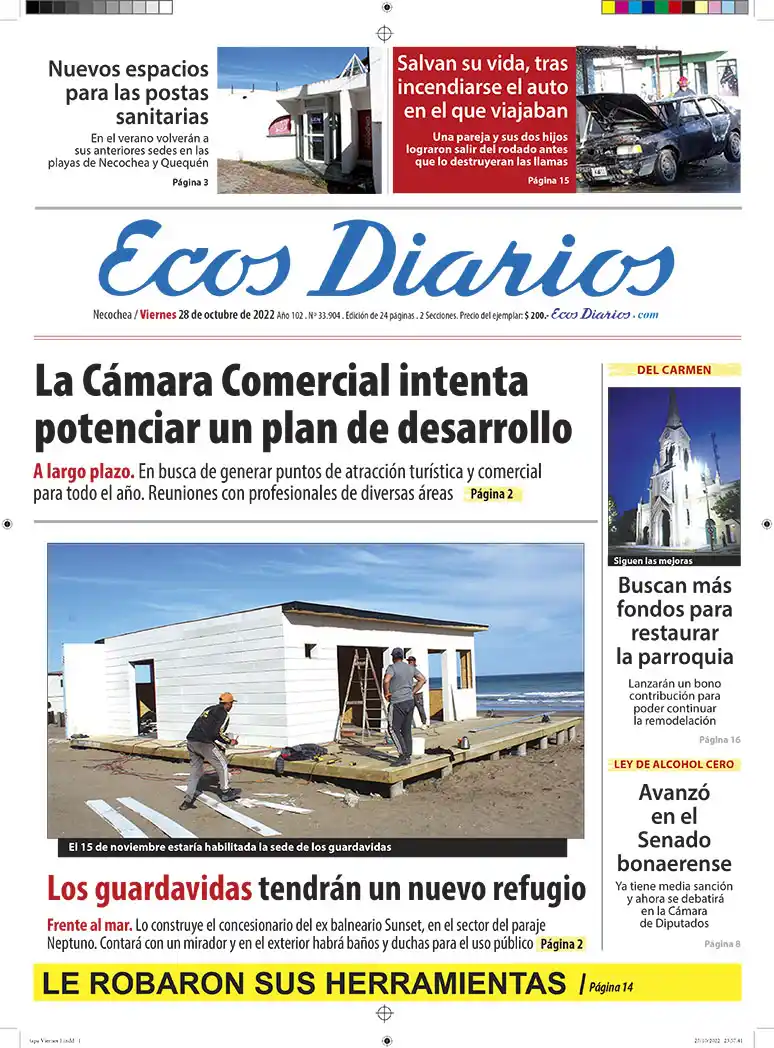 Tapa del 28 de octubre de 2022