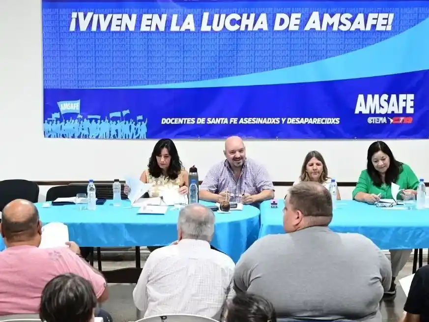 Amsafe definió un plan de lucha que incluye un paro de actividades. Crédito: Flavio Raina.