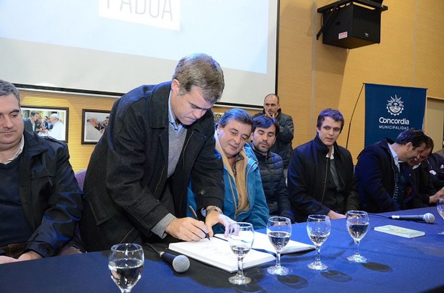 Martín Piaggio adhirió al pacto de San Antonio de Padua