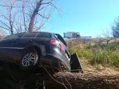 Accidente sin heridos en la Autovía 12: una familia de Buenos Aires viajaba hacia Federación