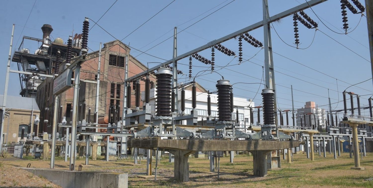 La estación transformadora Calchines, una parte de la red eléctrica total de la provincia. Crédito: Archivo El Litoral / Guillermo Di Salvatore