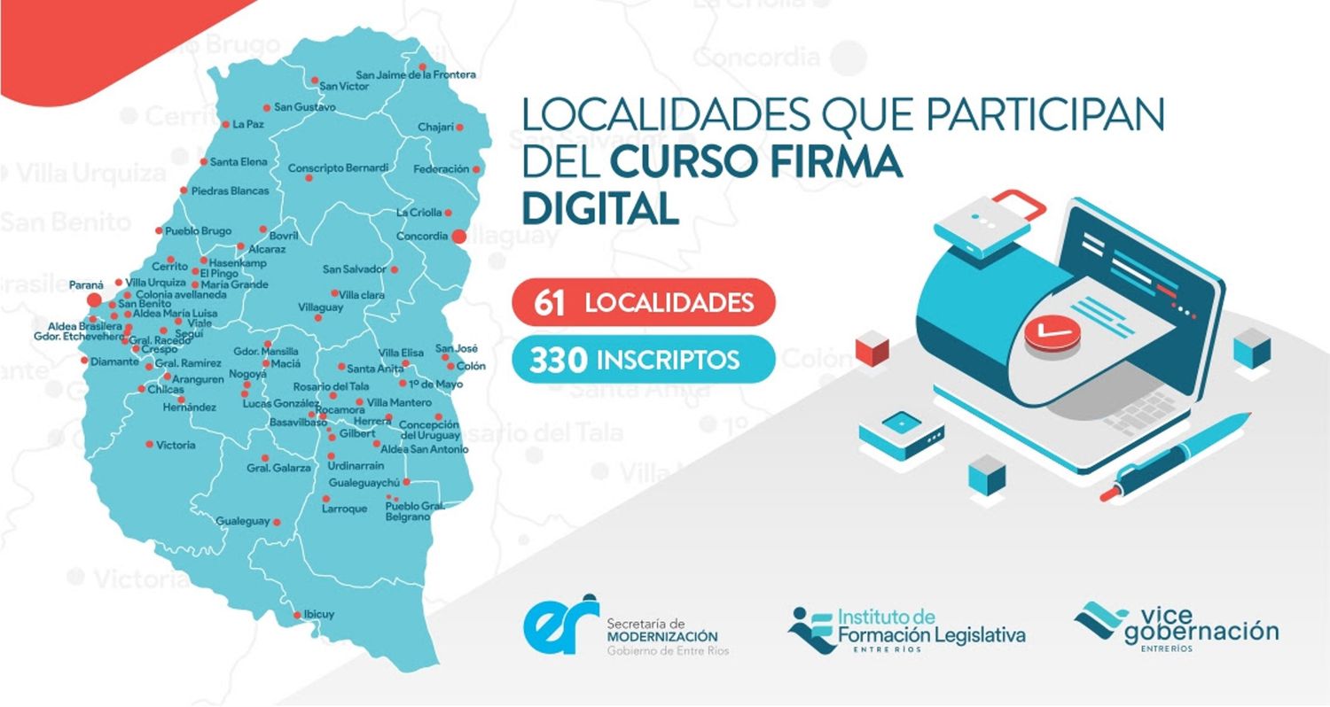 Último tramo del curso sobre Uso de la Firma Digital 