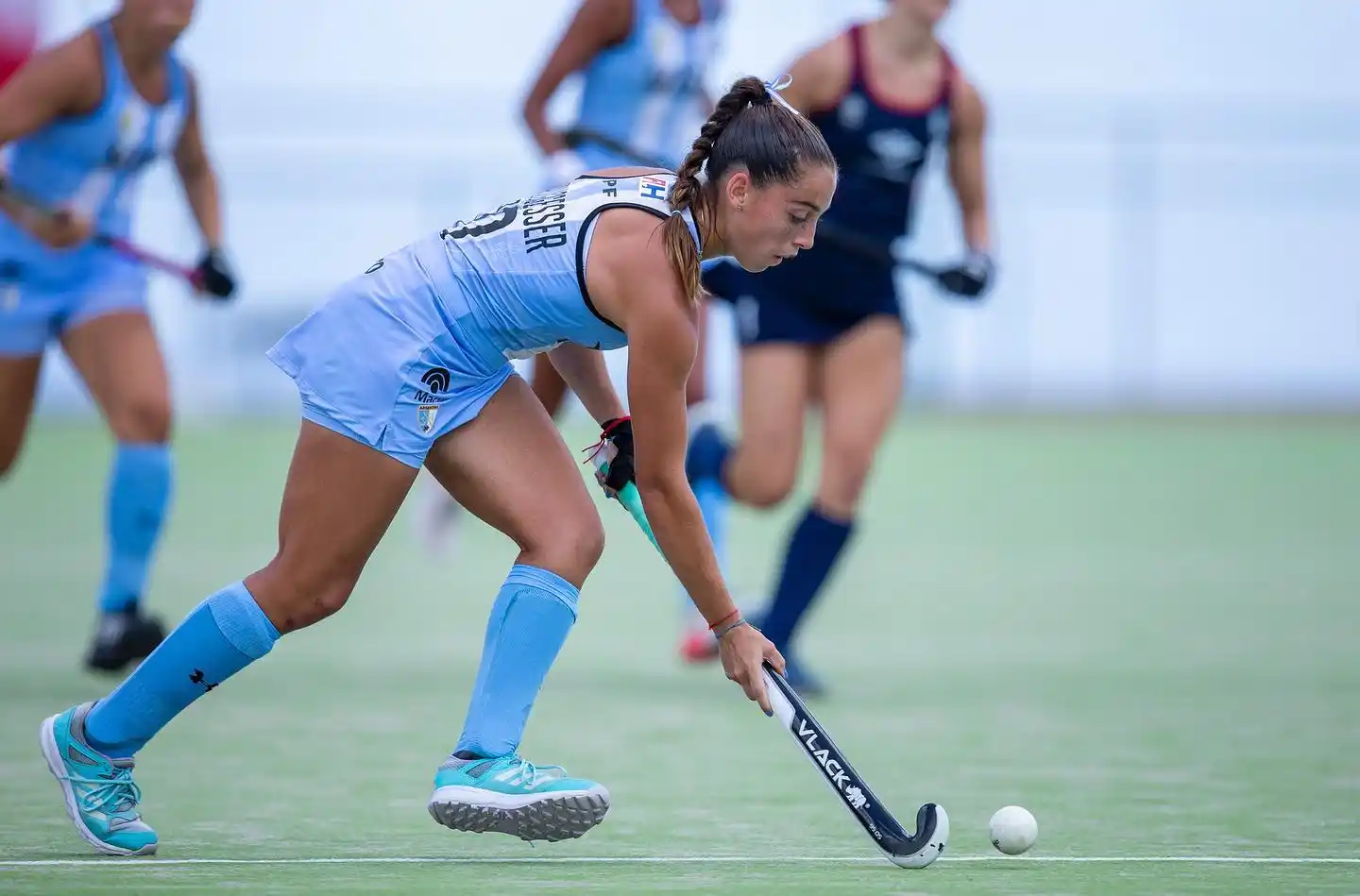 Brisa Bruggesser, una fija en el seleccionado Junior.