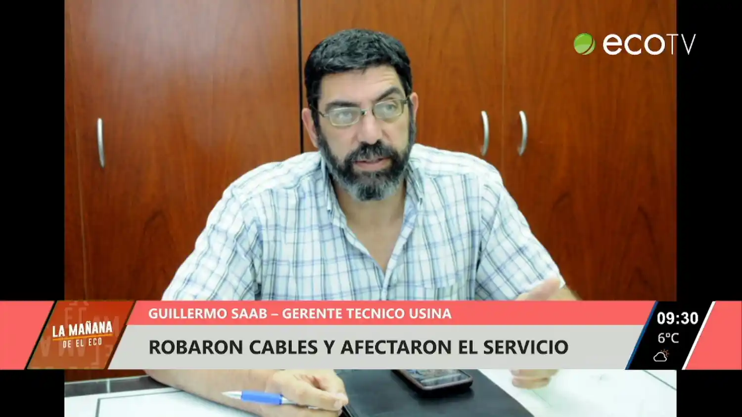 Robaron cables y afectaron el servicio eléctrico