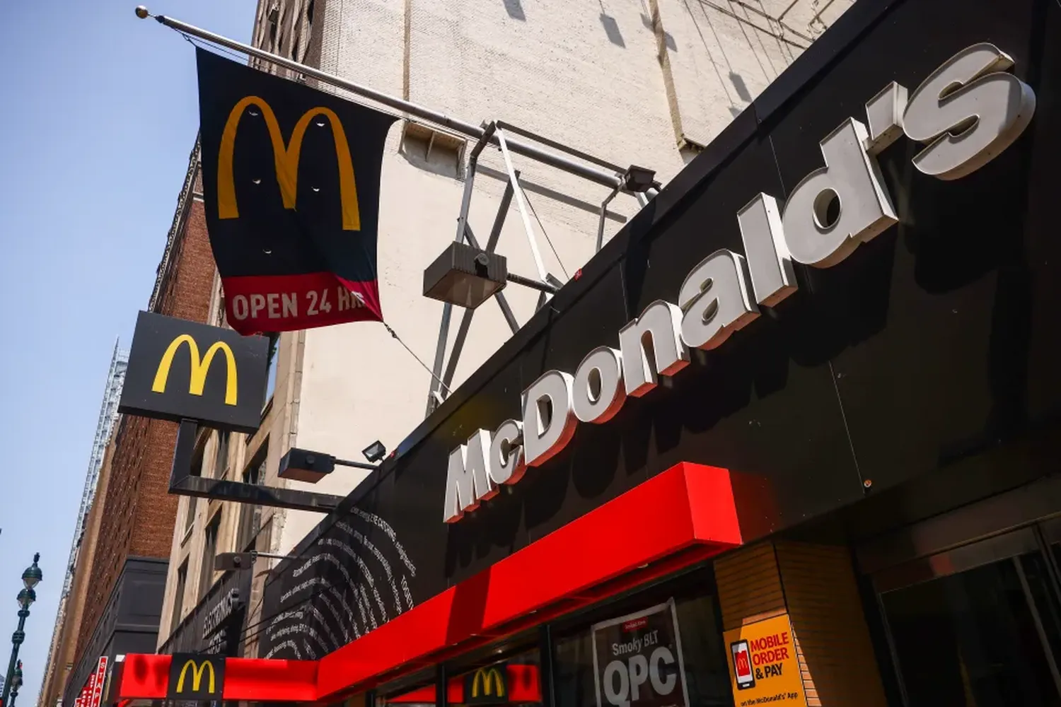 McDonald's restaurant in Manhattan, New York City, on July 16, 2024.