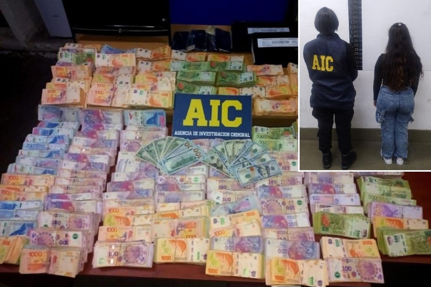 Amenazaba a Javkin por redes sociales y fue detenida junto a su padre: secuestraron más de $6 millones en su casa