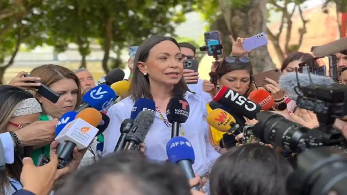 «ESTAMOS DEMOSTRANDO DE LO QUE ESTAMOS HECHOS»: María Corina