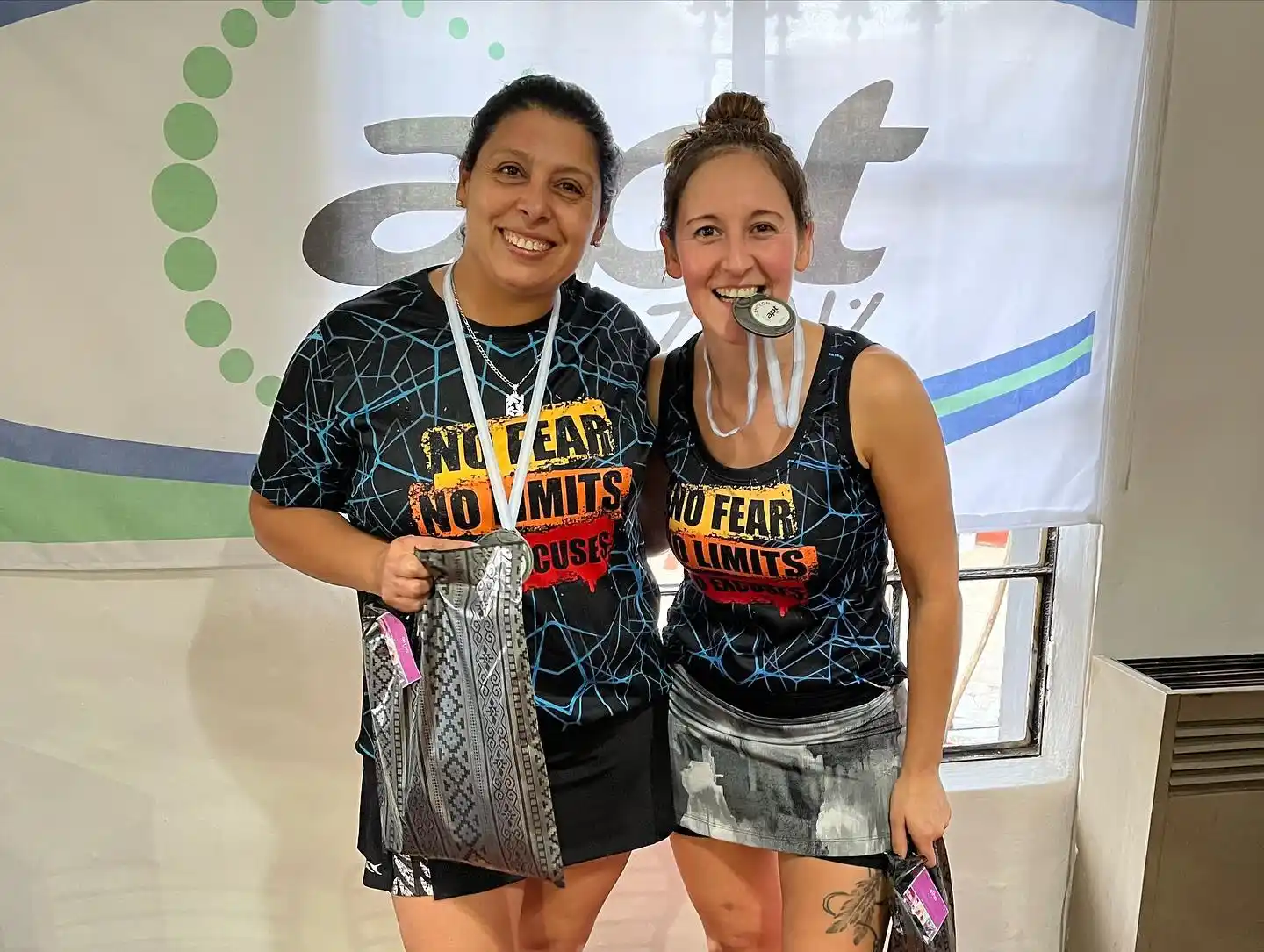 Trumpio y Bartel, campeonas en quinta.
