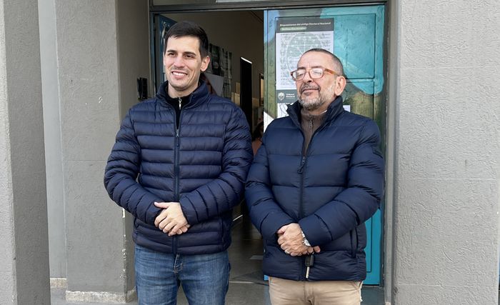 Votó el intendente de Rafaela, Leonardo Viotti | Crédito: RADIO RAFAELA - 1