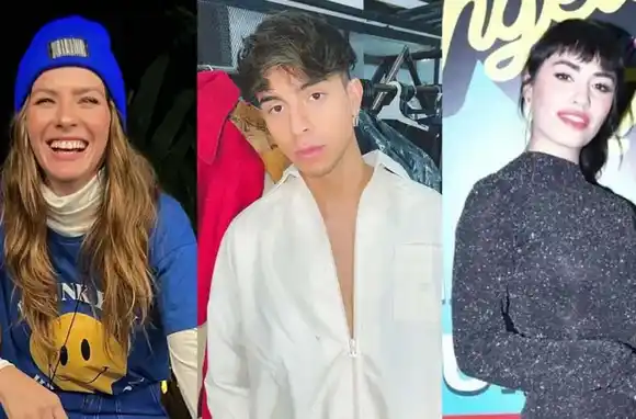 La China Suárez, RusherKing y Lali Espósito, juntos en la noche porteña