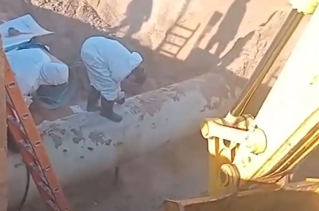 Explotó un caño de agua