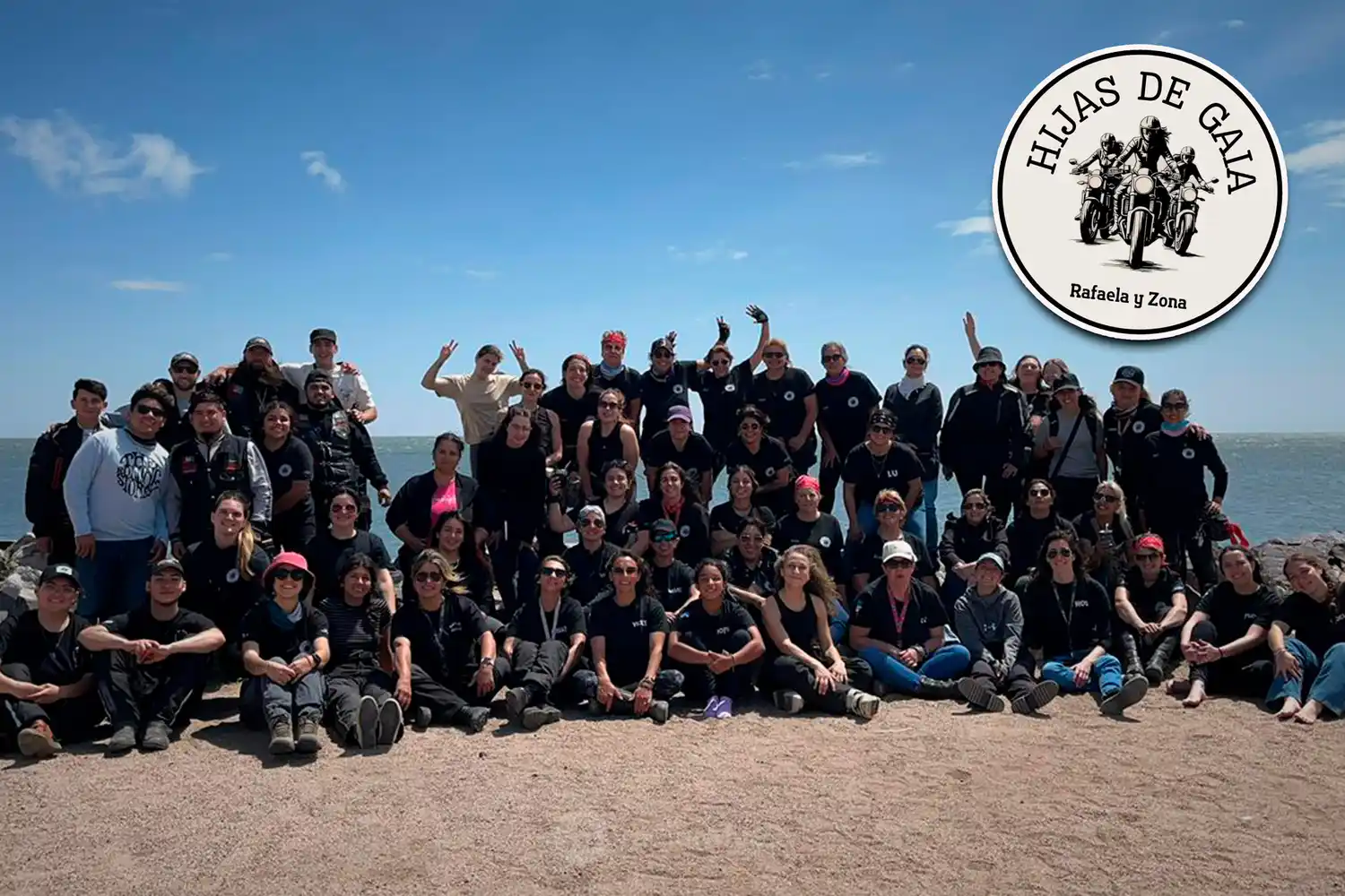“Hijas de Gaia”: el grupo de moteras rafaelinas que crece y suma kilómetros en la ruta