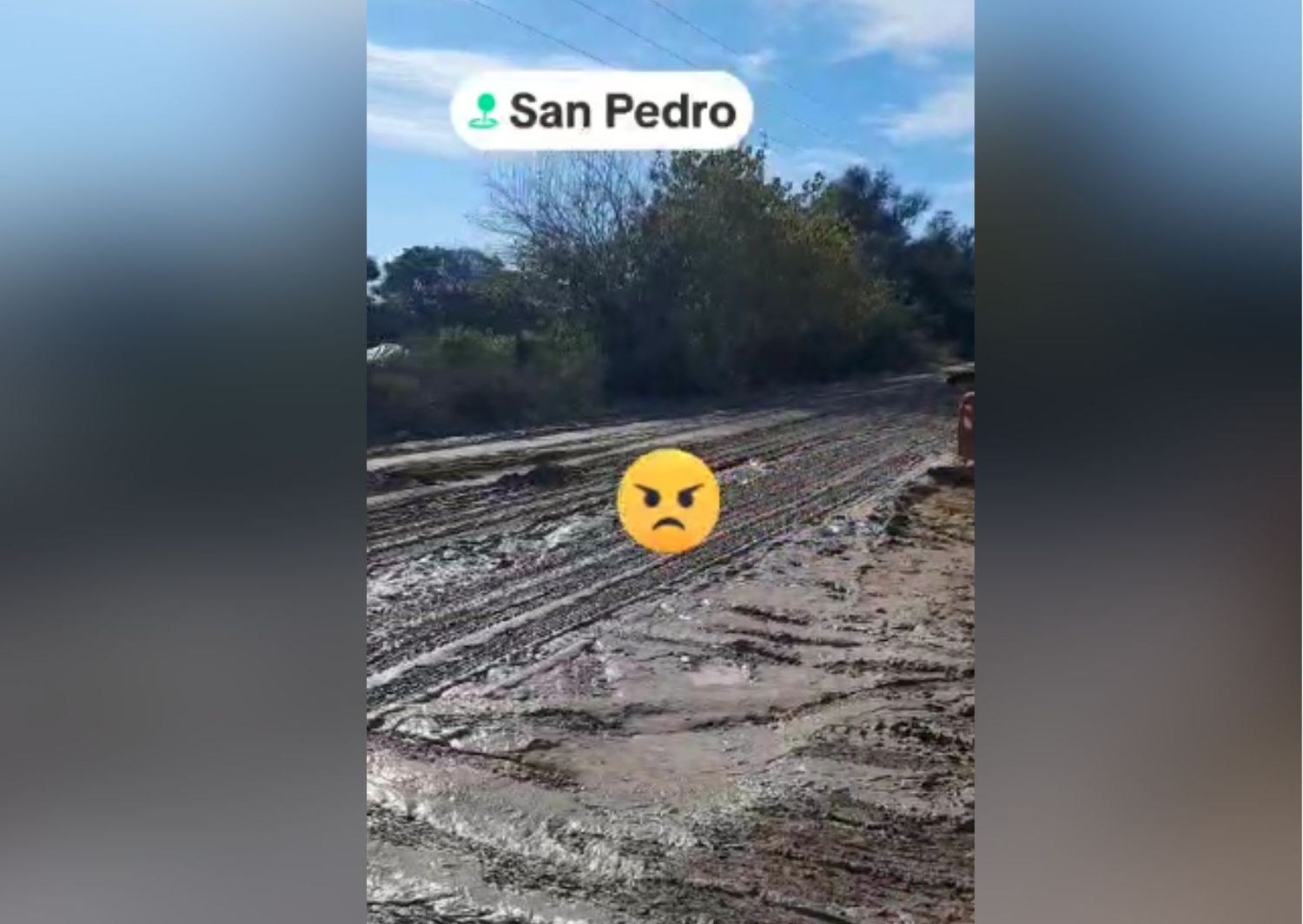 Quejas por el estado de la calle en zona de Celupaper