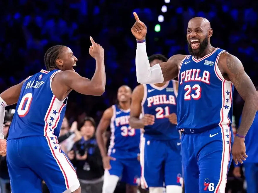 LeBron James y una remontada histórica para los Philadelphia 76ers en la NBA