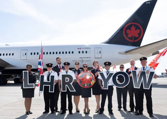 Air Canada reanudó sus vuelos entre Ottawa y Londres