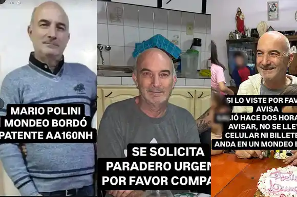 Angustia en Rafaela: buscan a un hombre de 63 años desaparecido sin celular ni documentos
