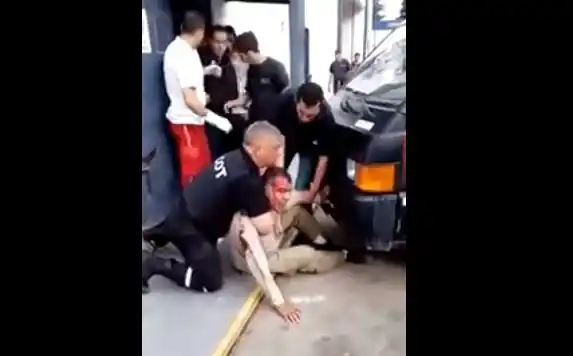 Video: Grave agresión de la Policía a un repartidor de harina en Tigre 