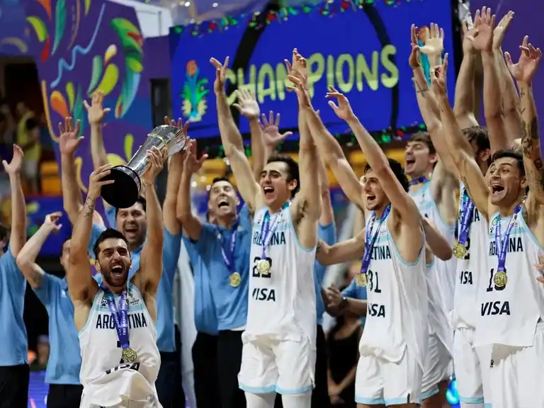 El seleccionado argentino de básquet se coronó campeón de la Americup
