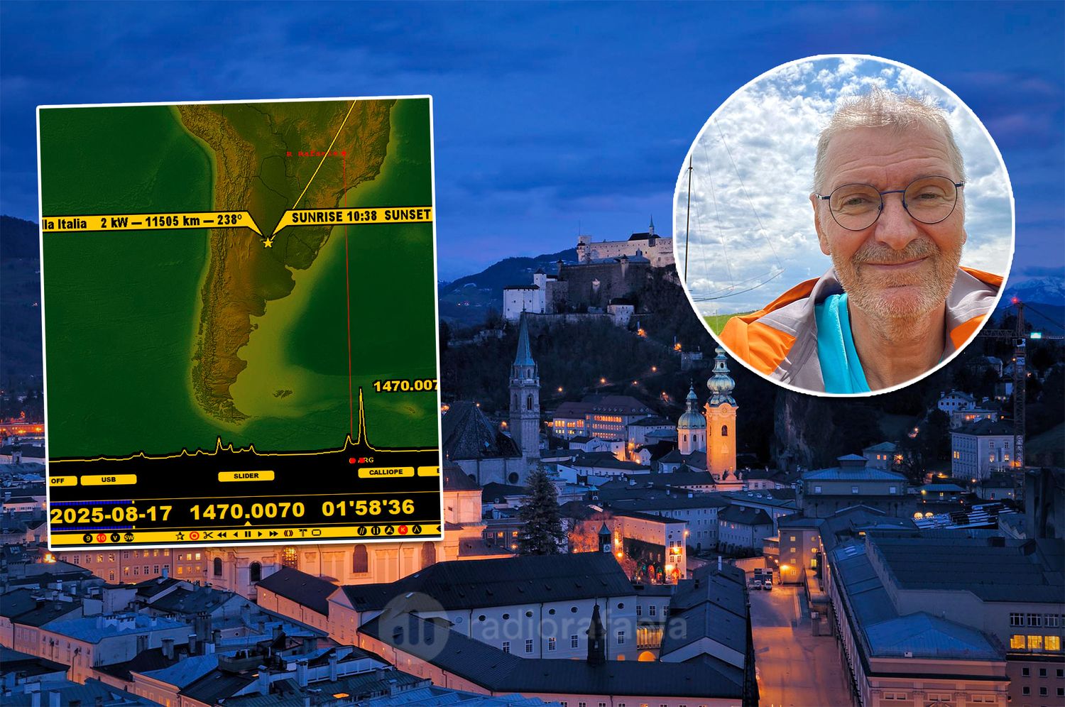 La magia de la radio: la señal de AM de Radio Rafaela cruzó el mundo y fue escuchada en Austria