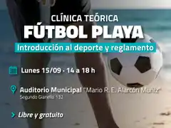 Gualeguay recibe por primera vez una clínica de Fútbol Playa con referentes de AFA y el Consejo Federal
