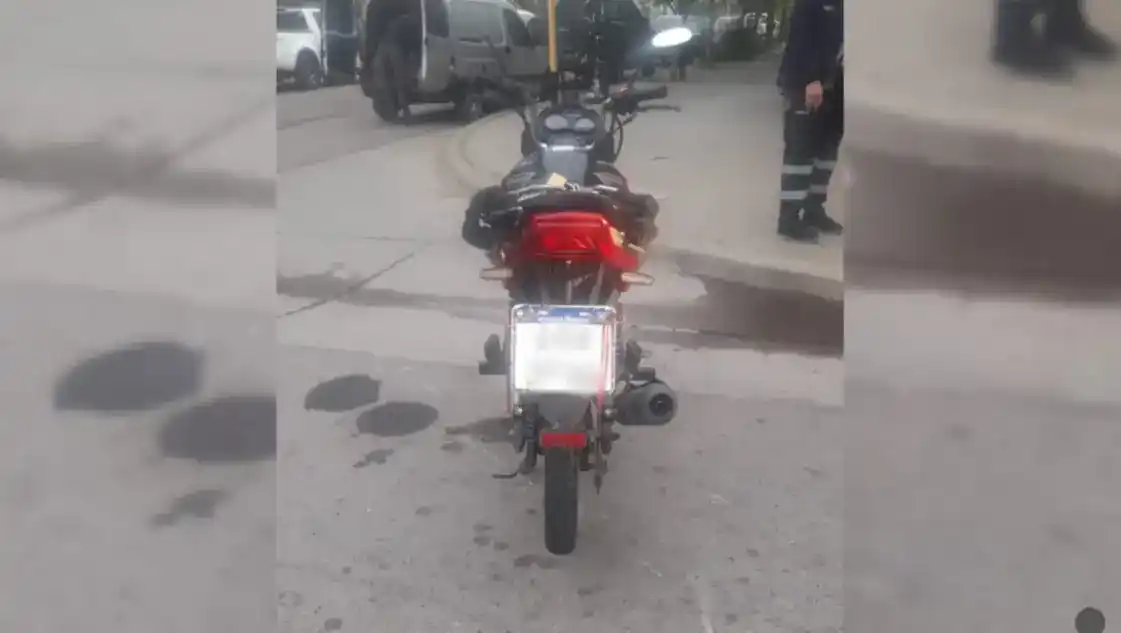 Moto conducida por Darritcho